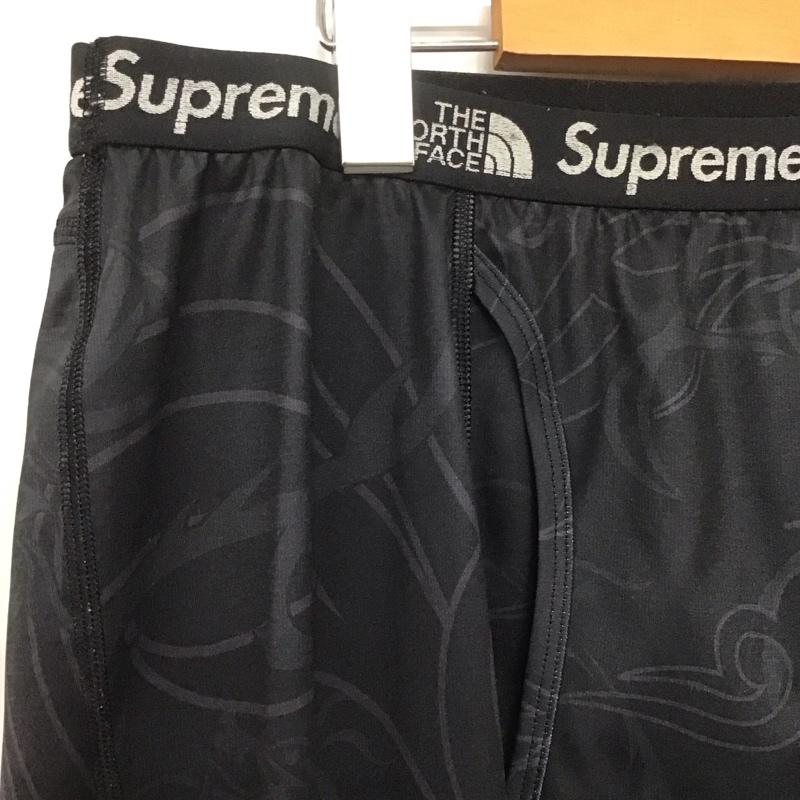シュプリーム Supreme ボトムス ボトムス nu52211i ベースレイヤーパンツ アンダーウェア S プリント 黒 / ブラック /  メンズ USED 古着 中古 10143142