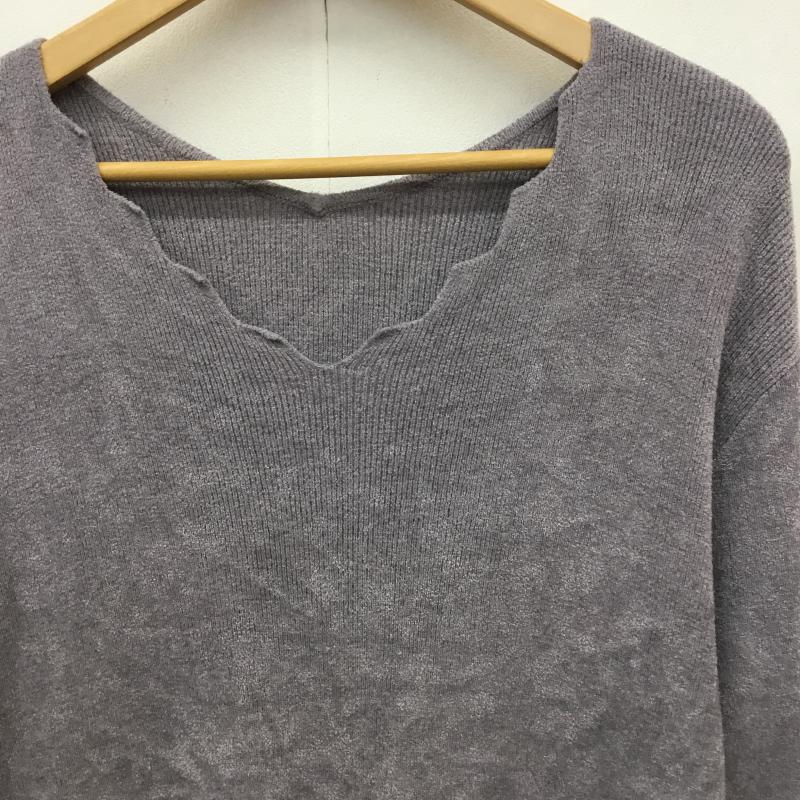 ジェラートピケ gelato pique カットソー 長袖 PWNT194060 FREE 無地 紫 / パープル /  レディース USED 古着 中古 10143167
