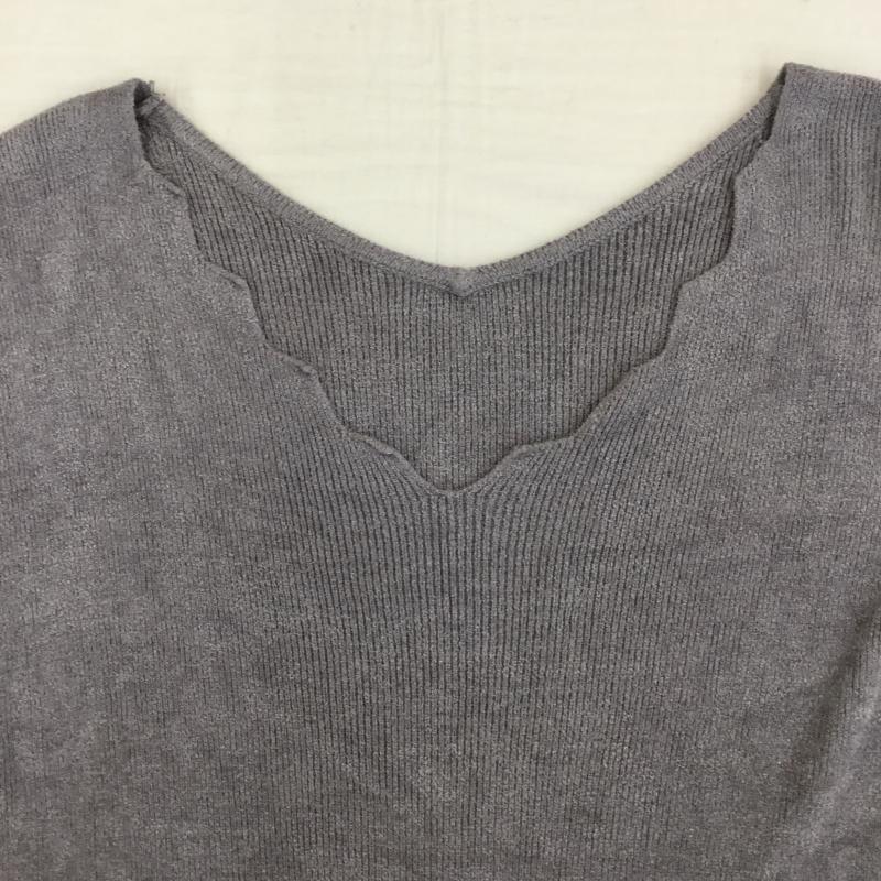 ジェラートピケ gelato pique カットソー 長袖 PWNT194060 FREE 無地 紫 / パープル /  レディース USED 古着 中古 10143167