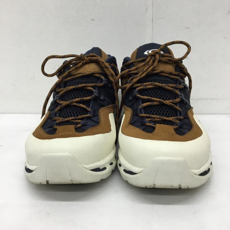 サロモン SALOMON スニーカー スニーカー 471334 XT-QUEST2 26.5cm ロゴ、文字 茶 / ブラウン / X 紺 / ネイビー /  メンズ USED 古着 中古 10143169
