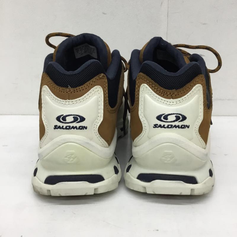 サロモン SALOMON スニーカー スニーカー 471334 XT-QUEST2 26.5cm ロゴ、文字 茶 / ブラウン / X 紺 / ネイビー /  メンズ USED 古着 中古 10143169