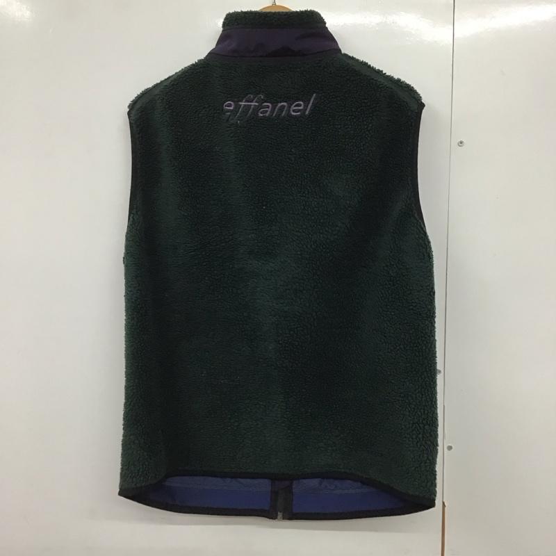 パタゴニア patagonia ベスト ベスト ジップアップフリースベスト スタンドネック アウター L ロゴ、文字 緑 / グリーン /  メンズ USED 古着 中古 10143172