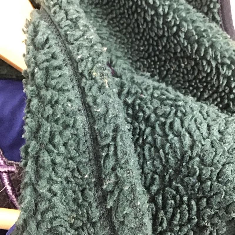 パタゴニア patagonia ベスト ベスト ジップアップフリースベスト スタンドネック アウター L ロゴ、文字 緑 / グリーン /  メンズ USED 古着 中古 10143172