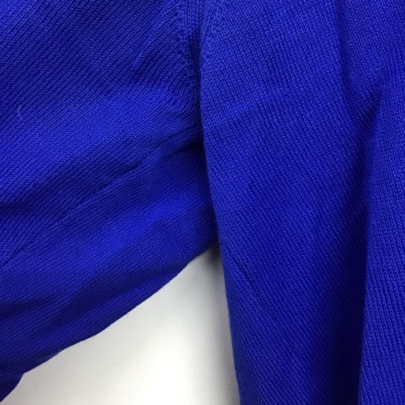 ザラメン ZARA MAN ニット、セーター 長袖 長袖ニットカットソー Vネック セーター 42 無地 青 / ブルー /  メンズ USED 古着 中古 10143174