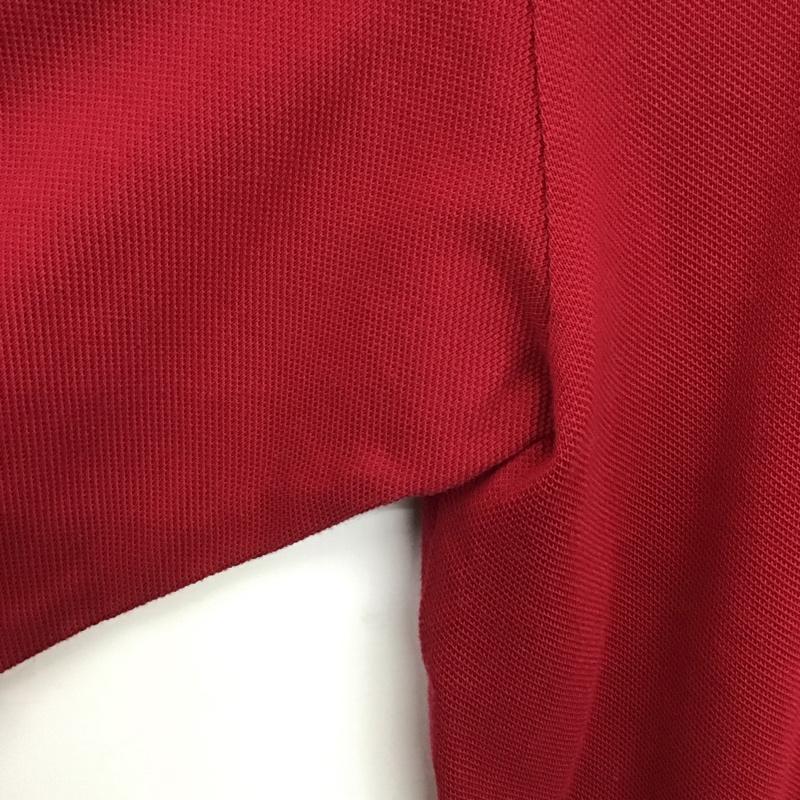 バーバリーゴルフ BURBERRY GOLF ポロシャツ 長袖 長袖ポロシャツ 長袖カットソー カラーシャツ M 無地 えんじ / ワインレッド /  メンズ USED 古着 中古 10143183