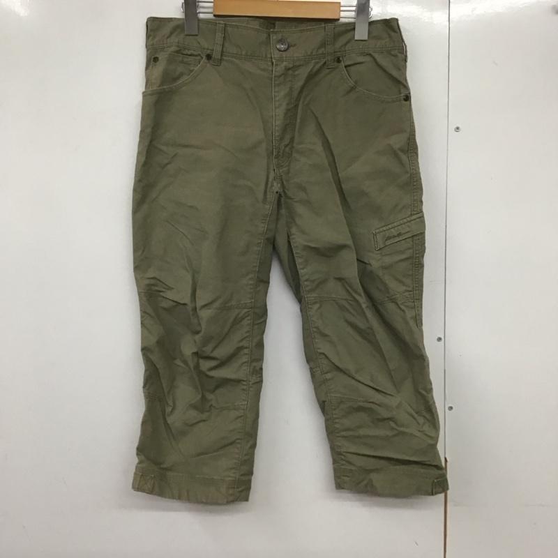 エディーバウアー Eddie Bauer パンツ ショートパンツ ハーフパンツ ショートパンツ カジュアルパンツ 七分丈 32インチ 無地 カーキ / カーキ /  メンズ USED 古着 中古 10143194