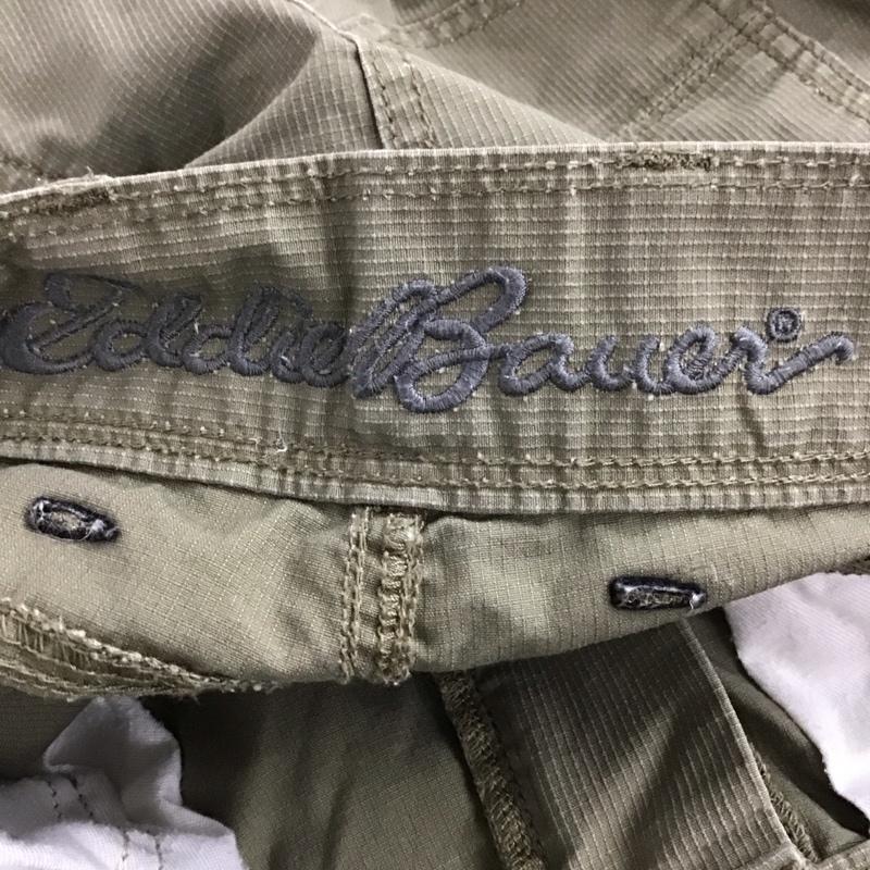 エディーバウアー Eddie Bauer パンツ ショートパンツ ハーフパンツ ショートパンツ カジュアルパンツ 七分丈 32インチ 無地 カーキ / カーキ /  メンズ USED 古着 中古 10143194