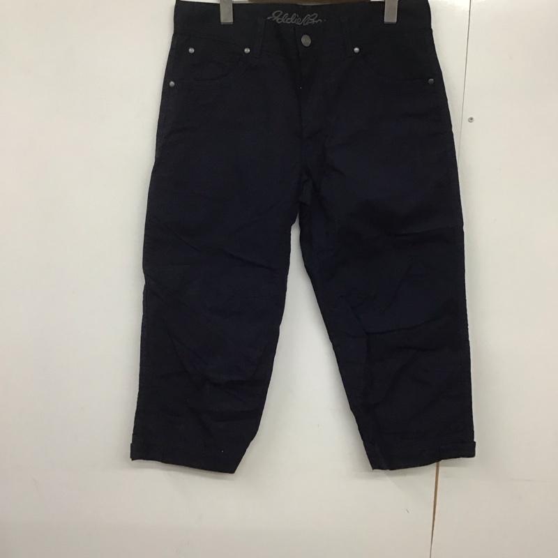 エディーバウアー Eddie Bauer パンツ ショートパンツ ハーフパンツ ショートパンツ カジュアルパンツ 32インチ 無地 紺 / ネイビー /  メンズ USED 古着 中古 10143195