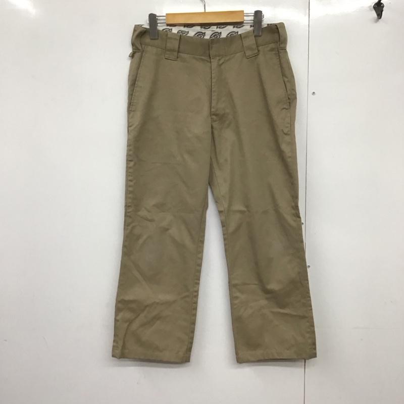 ディッキーズ Dickies パンツ ワークパンツ、ペインターパンツ ワークパンツ ワイドパンツ カジュアルパンツ 無地 ベージュ / ベージュ /  メンズ USED 古着 中古 10143198