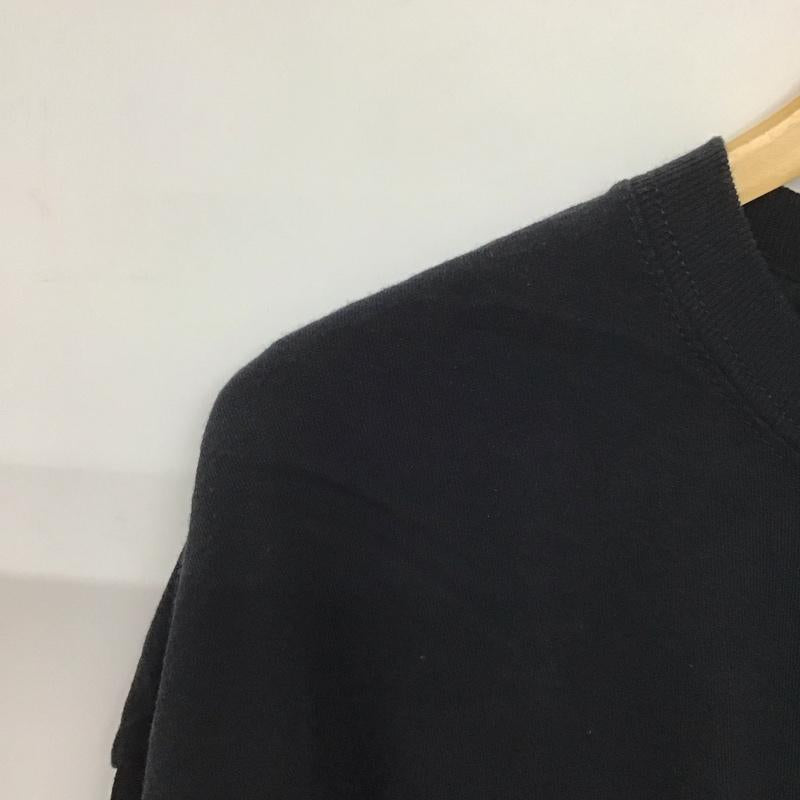 カクタスジャック Cactus Jack カットソー 長袖 長袖カットソー プリントカットソー クルーネック XL ロゴ、文字 黒 / ブラック /  メンズ USED 古着 中古 10143199
