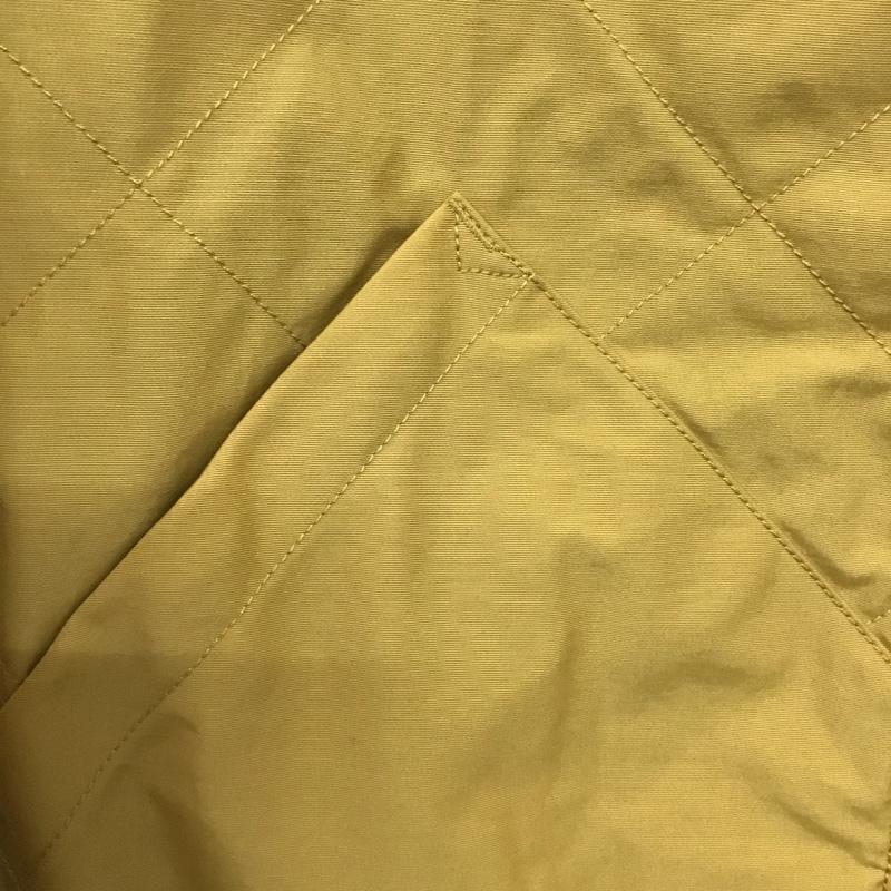 エディーバウアー Eddie Bauer ジャケット、上着 ジャケット、ブレザー ジップアップジャケット アウター ノーカラージャケット M ロゴ、文字 黄 / イエロー /  メンズ USED 古着 中古 10143205
