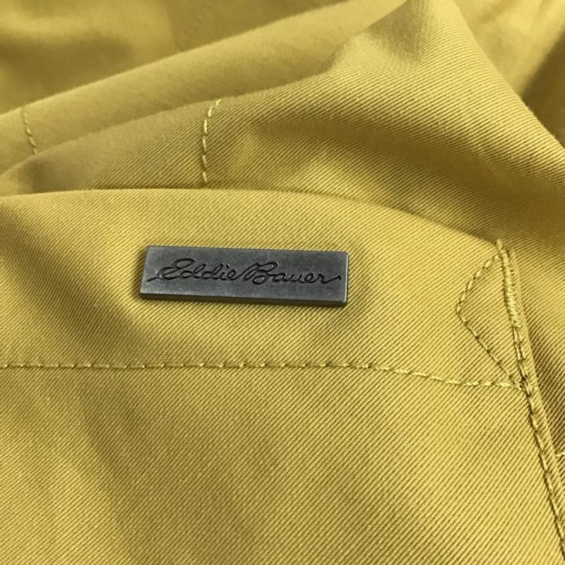 エディーバウアー Eddie Bauer ジャケット、上着 ジャケット、ブレザー ジップアップジャケット アウター ノーカラージャケット M ロゴ、文字 黄 / イエロー /  メンズ USED 古着 中古 10143205