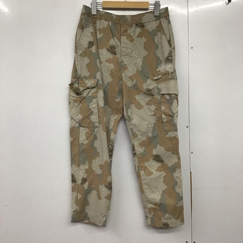 ジーユー GU パンツ ワークパンツ、ペインターパンツ 321-331806 21ss ワイドテーパードカーゴパン ワイドパンツ S カモフラージュ柄・迷彩 マルチカラー / マルチカラー /  メンズ USED 古着 中古 10143222