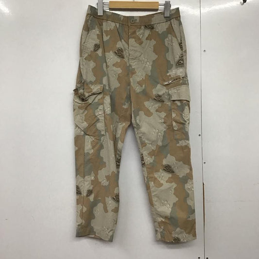 ジーユー GU パンツ ワークパンツ、ペインターパンツ 321-331806 21ss ワイドテーパードカーゴパン ワイドパンツ S カモフラージュ柄・迷彩 マルチカラー / マルチカラー /  メンズ USED 古着 中古 10143222