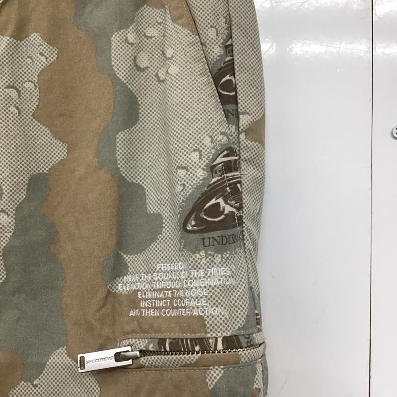 ジーユー GU パンツ ワークパンツ、ペインターパンツ 321-331806 21ss ワイドテーパードカーゴパン ワイドパンツ S カモフラージュ柄・迷彩 マルチカラー / マルチカラー /  メンズ USED 古着 中古 10143222