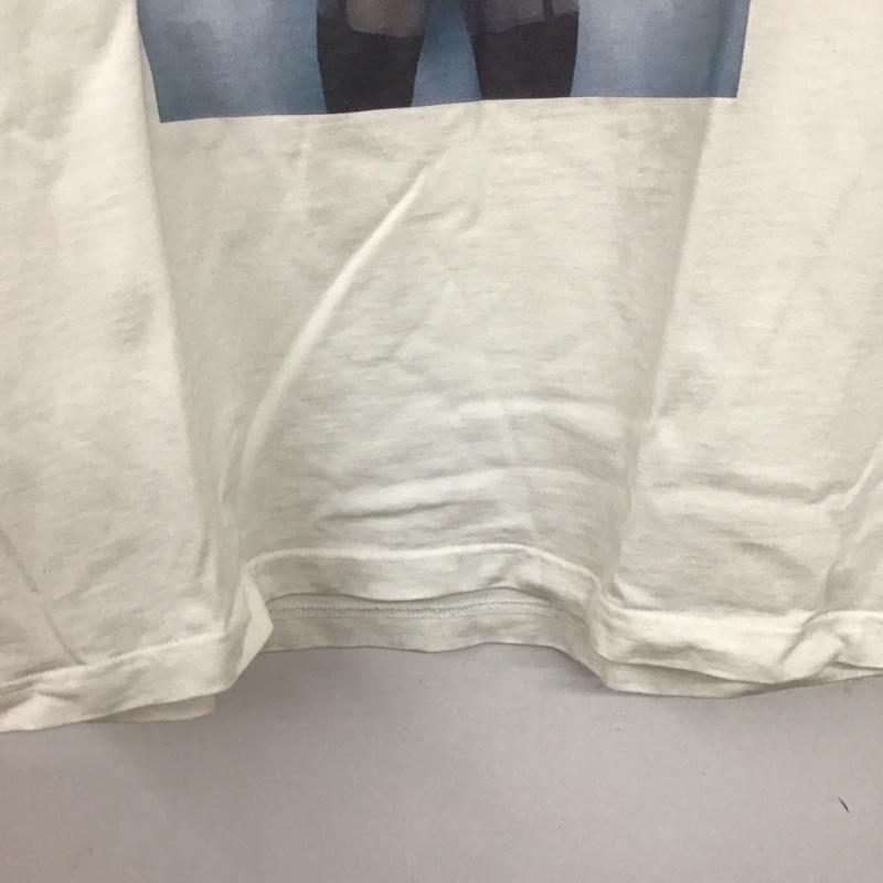 ゴッドセレクショントリプルエックス GOD SELECTION XXX Tシャツ 半袖 半袖カットソー プリントTシャツ クルーネックカットソー L プリント 白 / ホワイト /  メンズ USED 古着 中古 10143242