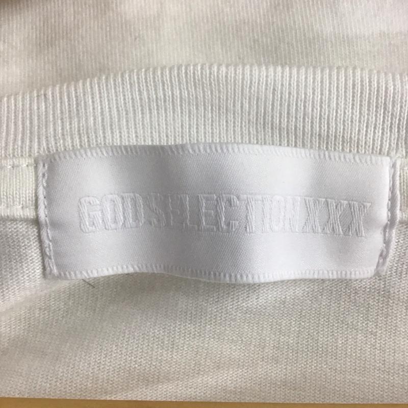 ゴッドセレクショントリプルエックス GOD SELECTION XXX Tシャツ 半袖 半袖カットソー プリントTシャツ クルーネックカットソー L プリント 白 / ホワイト /  メンズ USED 古着 中古 10143242