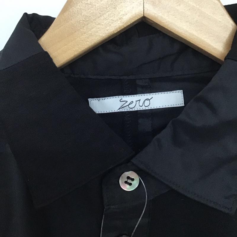 ゼロ ZERO シャツ、ブラウス 長袖 長袖シャツ 無地シャツ カラーシャツ S 無地 黒 / ブラック /  メンズ USED 古着 中古 10143260