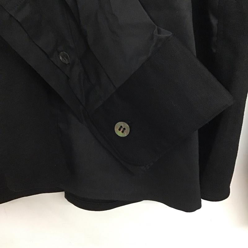 ゼロ ZERO シャツ、ブラウス 長袖 長袖シャツ 無地シャツ カラーシャツ S 無地 黒 / ブラック /  メンズ USED 古着 中古 10143260