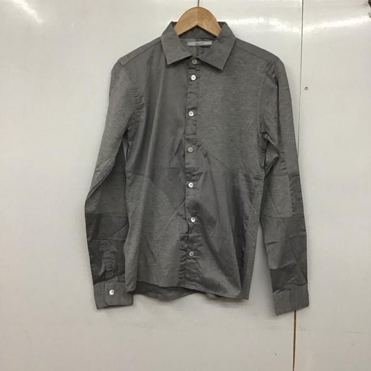ゼロ ZERO シャツ、ブラウス 長袖 長袖シャツ 無地シャツ カラーシャツ 1 無地 灰 / グレー /  メンズ USED 古着 中古 10143261