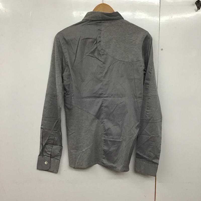 ゼロ ZERO シャツ、ブラウス 長袖 長袖シャツ 無地シャツ カラーシャツ 1 無地 灰 / グレー /  メンズ USED 古着 中古 10143261