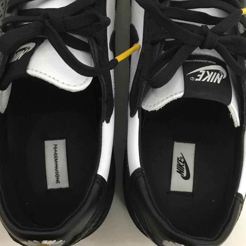 ナイキ NIKE スニーカー スニーカー DH2482-101 KWONDO 1 PEACEMINUSONE BIGBANG G-DRAGON 27.5cm 箱有 27.5cm ワンポイント 白 / ホワイト / X 黒 / ブラック /  メンズ USED 古着 中古 10143265