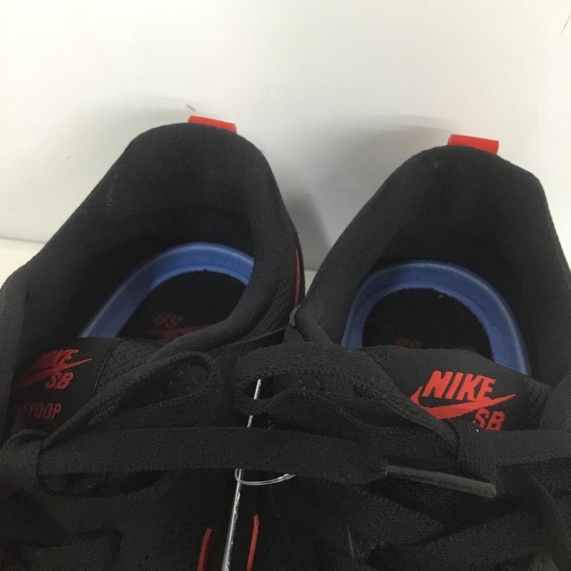 ナイキ NIKE スニーカー スニーカー CJ0882-006 SB ALLEYOOP アリウープ 27cm 27.0cm ロゴ、文字 黒 / ブラック / X 赤 / レッド /  メンズ USED 古着 中古 10143271