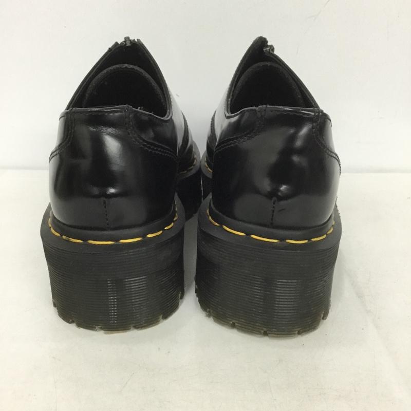 ドクターマーチン Dr.Martens 革靴 革靴 クアッド レトロ オウリアン 2 クアッド ジップ シューズ UK5 US：7 無地 黒 / ブラック /  レディース USED 古着 中古 10143276