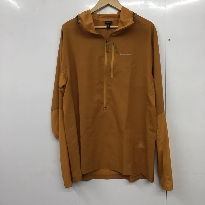 パタゴニア patagonia ジャケット、上着 ジャンパー、ブルゾン 24192fa24 XL ロゴ、文字 X プリント 橙 / オレンジ /  メンズ USED 古着 中古 10143295