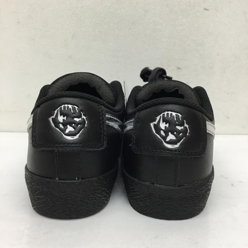 ナイキ NIKE スニーカー スニーカー HJ6703-001 Dancer Skateboards × Nike SB Zoom Blazer Low QS Black and Metallic Silver 23.0cm ロゴ、文字 黒 / ブラック / X 銀 / シルバー /  レディース USED 古着 中古 10143322
