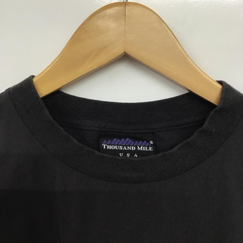 サウザンドマイル THOUSAND MILE Tシャツ 半袖 tm231np00011 L 無地 チャコールグレー / チャコールグレー /  メンズ USED 古着 中古 10143340