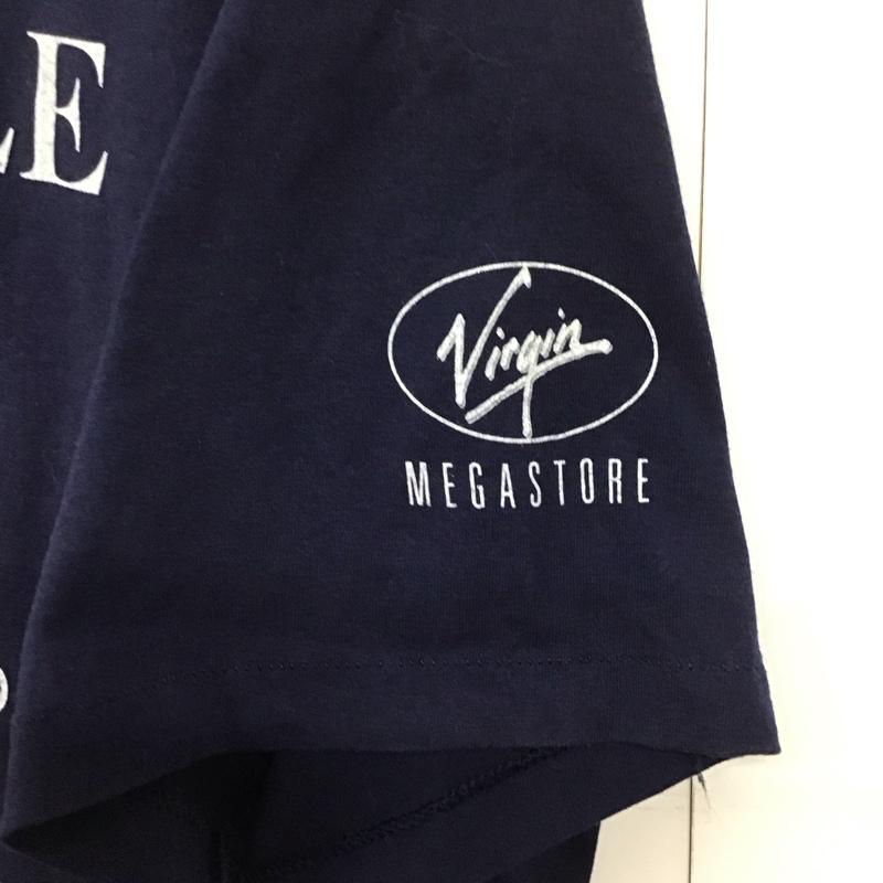 ヘインズ HANES Tシャツ 半袖 XL プリント 紺 / ネイビー /  メンズ USED 古着 中古 10143342