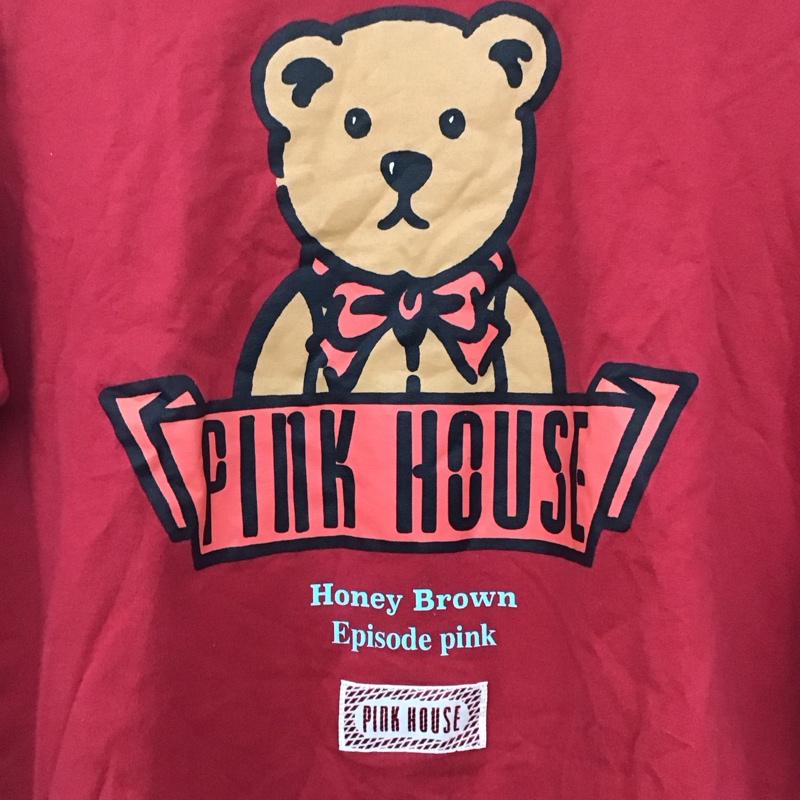 ピンクハウス PINK HOUSE Tシャツ 長袖 プリント 赤 / レッド /  レディース USED 古着 中古 10143369