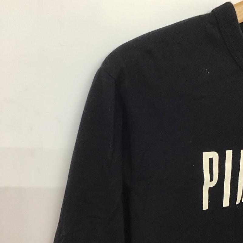 ピンクハウス PINK HOUSE Tシャツ 長袖 M ロゴ、文字 X プリント 黒 / ブラック /  レディース USED 古着 中古 10143372