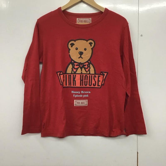 ピンクハウス PINK HOUSE Tシャツ 長袖 プリント 赤 / レッド /  レディース USED 古着 中古 10143384