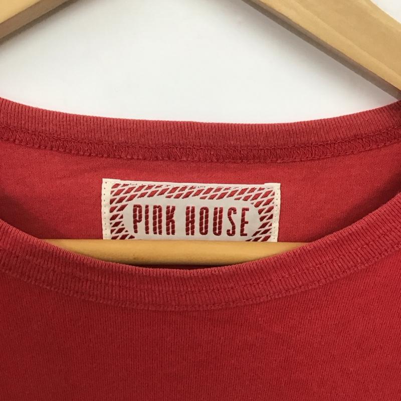ピンクハウス PINK HOUSE Tシャツ 長袖 プリント 赤 / レッド /  レディース USED 古着 中古 10143384