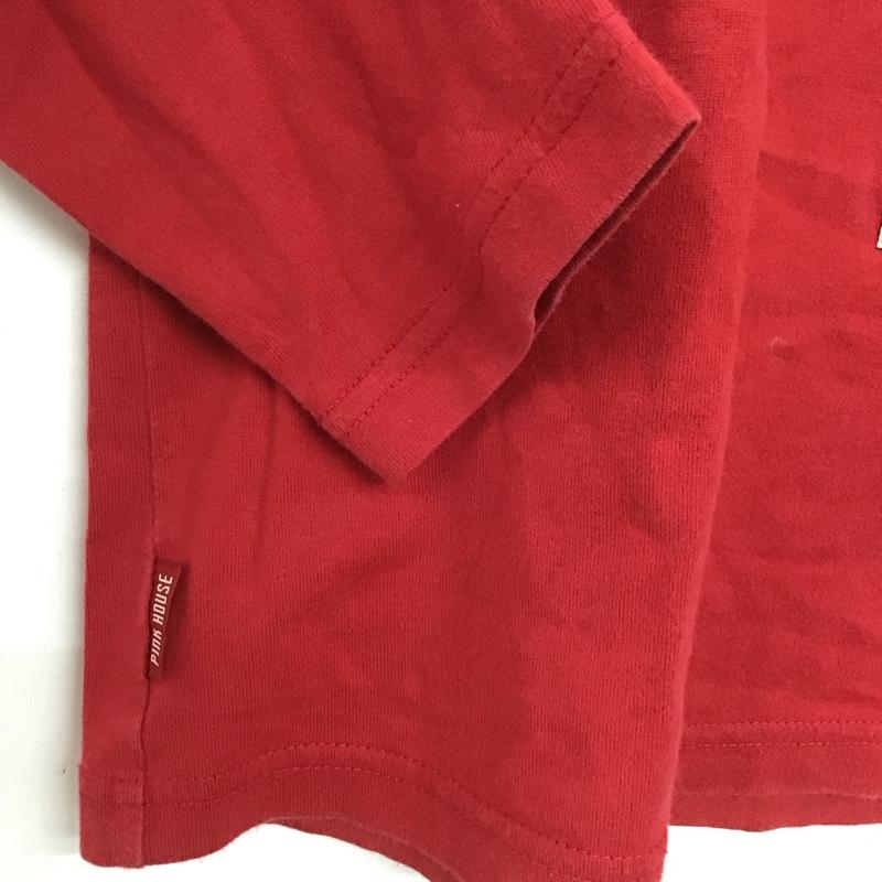 ピンクハウス PINK HOUSE Tシャツ 長袖 プリント 赤 / レッド /  レディース USED 古着 中古 10143384