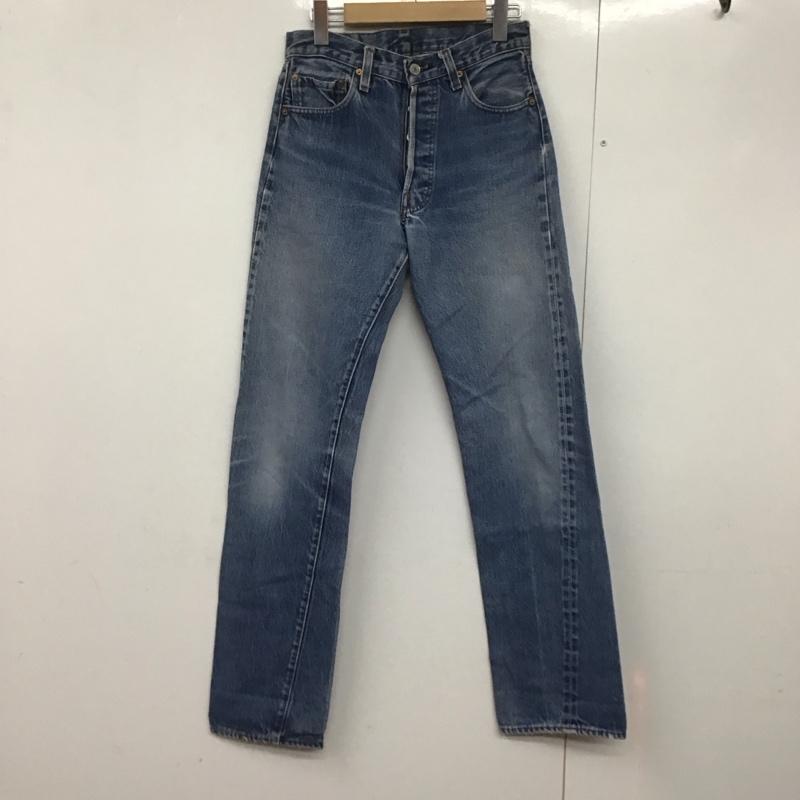 リーバイストラウスアンドコー Levi Strauss & co. パンツ デニム、ジーンズ デニムパンツ スリムパンツ カジュアルパンツ 80s 501 赤耳 無地 インディゴ / インディゴ /  メンズ USED 古着 中古 10143387