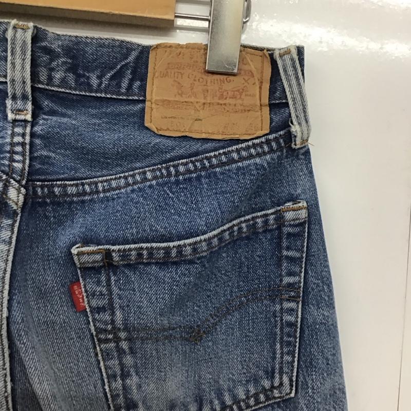 リーバイストラウスアンドコー Levi Strauss & co. パンツ デニム、ジーンズ デニムパンツ スリムパンツ カジュアルパンツ 80s 501 赤耳 無地 インディゴ / インディゴ /  メンズ USED 古着 中古 10143387