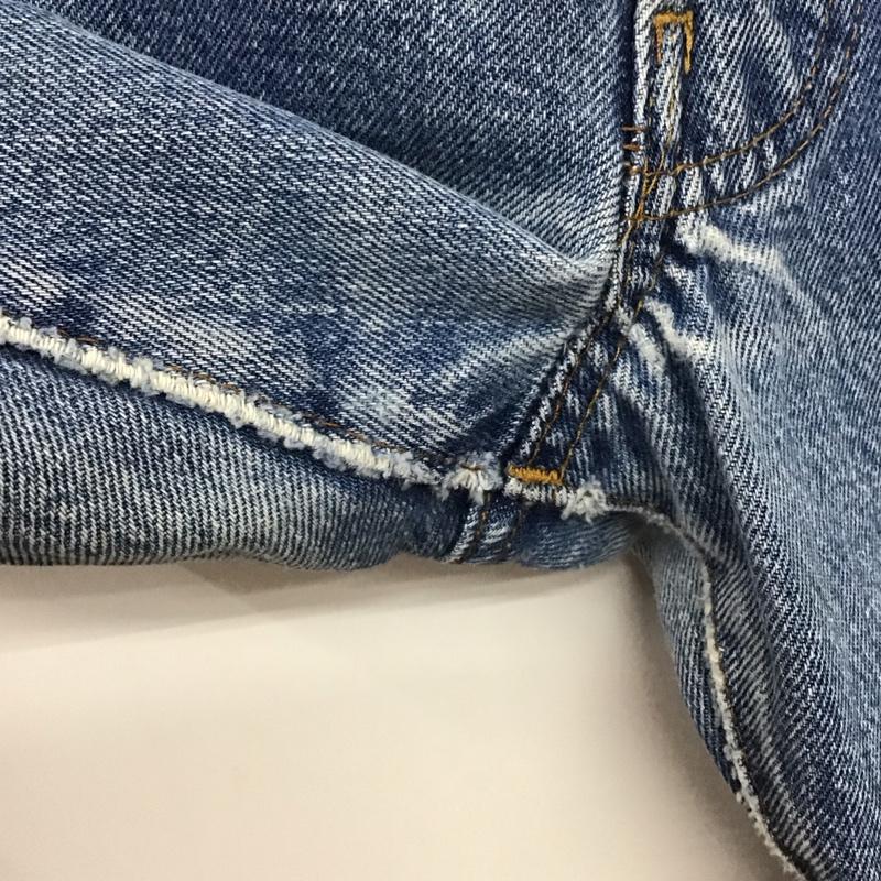 リーバイストラウスアンドコー Levi Strauss & co. パンツ デニム、ジーンズ デニムパンツ スリムパンツ カジュアルパンツ 80s 501 赤耳 無地 インディゴ / インディゴ /  メンズ USED 古着 中古 10143387