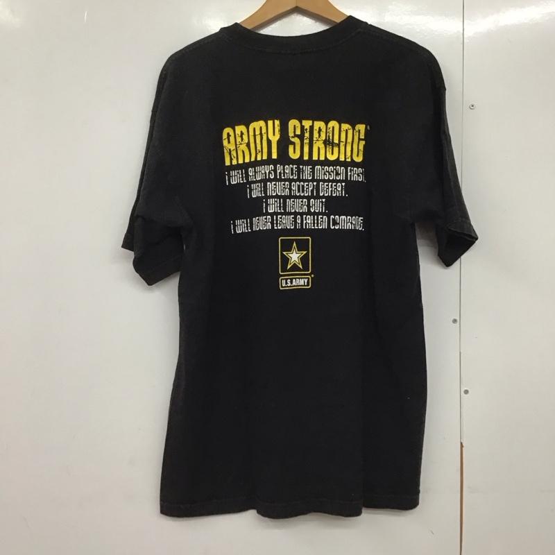 古着 USED Tシャツ 半袖 半袖カットソー プリントTシャツ クルーネックカットソー 古着 L ロゴ、文字 黒 / ブラック /  メンズ USED 古着 中古 10143396