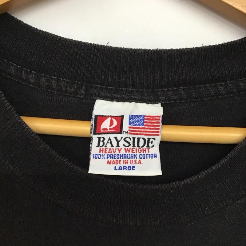古着 USED Tシャツ 半袖 半袖カットソー プリントTシャツ クルーネックカットソー 古着 L ロゴ、文字 黒 / ブラック /  メンズ USED 古着 中古 10143396