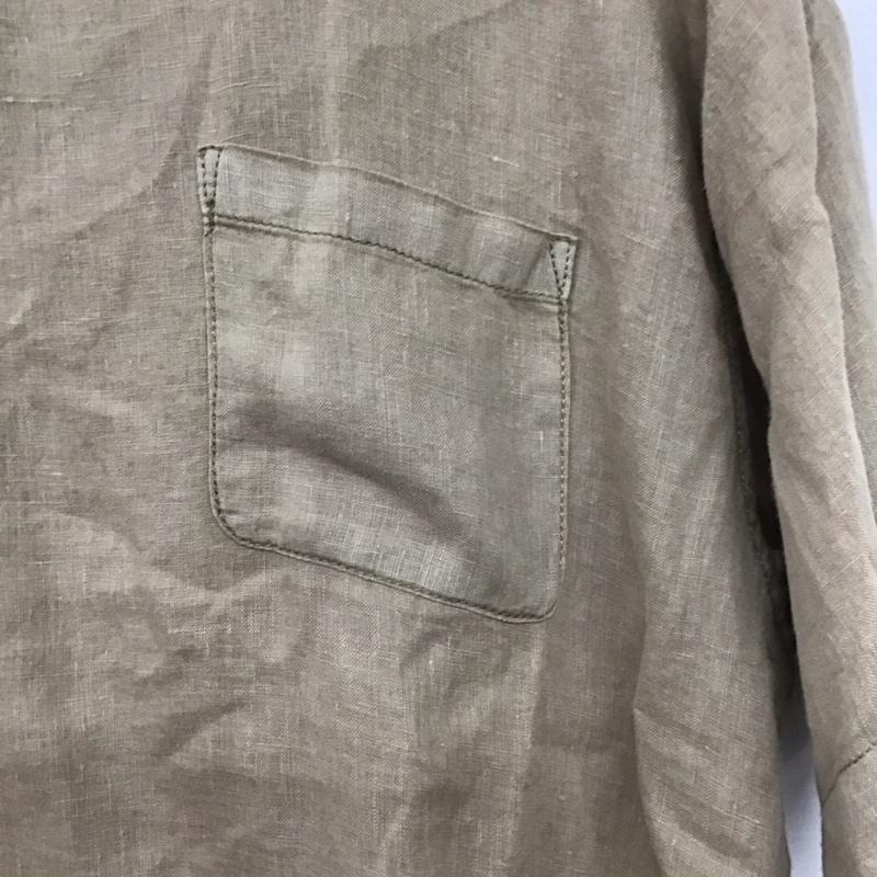 スリック SLICK カットソー 半袖 半袖カットソー 無地Tシャツ クルーネックカットソー 1 無地 ベージュ / ベージュ /  メンズ USED 古着 中古 10143416