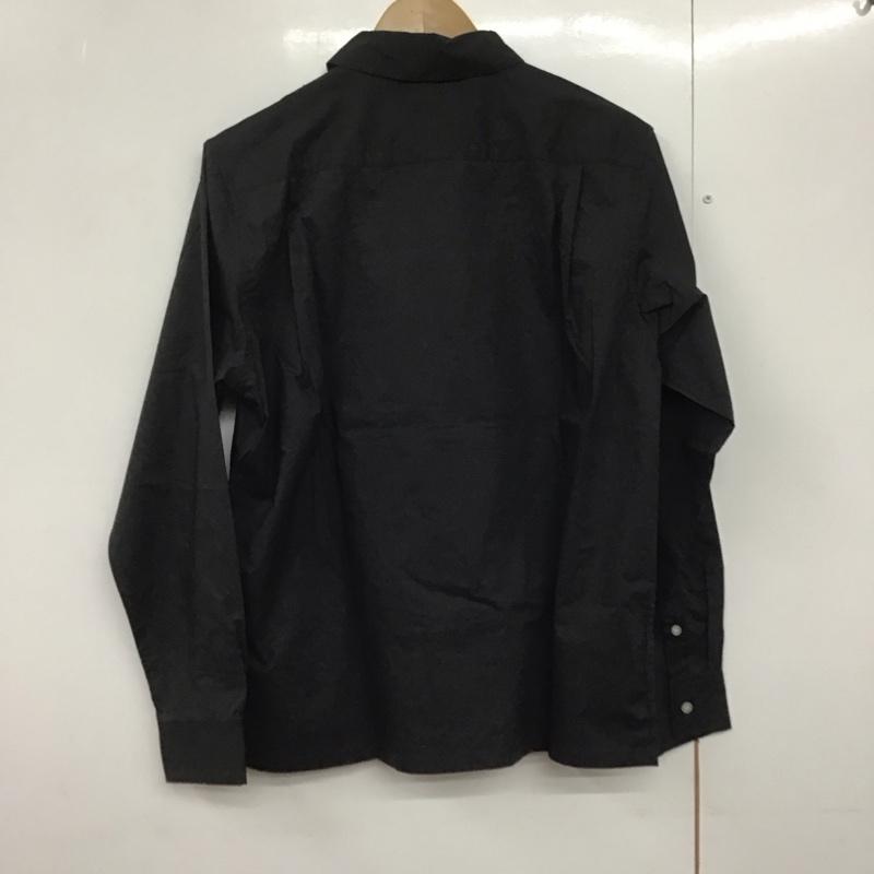 クライミー CRIMIE シャツ、ブラウス 長袖 長袖シャツ 無地シャツ カラーシャツ M ロゴ、文字 黒 / ブラック /  メンズ USED 古着 中古 10143449