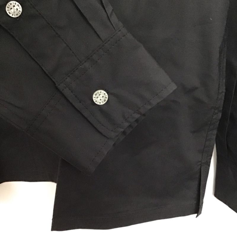 クライミー CRIMIE シャツ、ブラウス 長袖 長袖シャツ 無地シャツ カラーシャツ M ロゴ、文字 黒 / ブラック /  メンズ USED 古着 中古 10143449