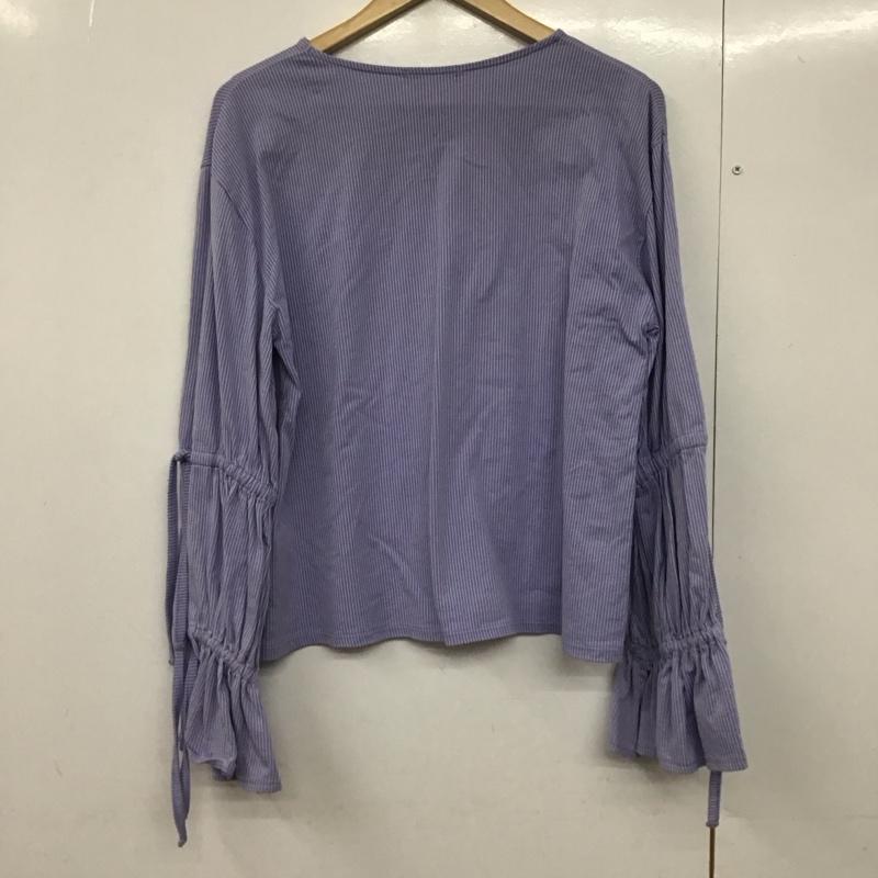 エヘカソポ ehka sopo カットソー 長袖 M ストライプ マルチカラー / マルチカラー /  レディース USED 古着 中古 10143454