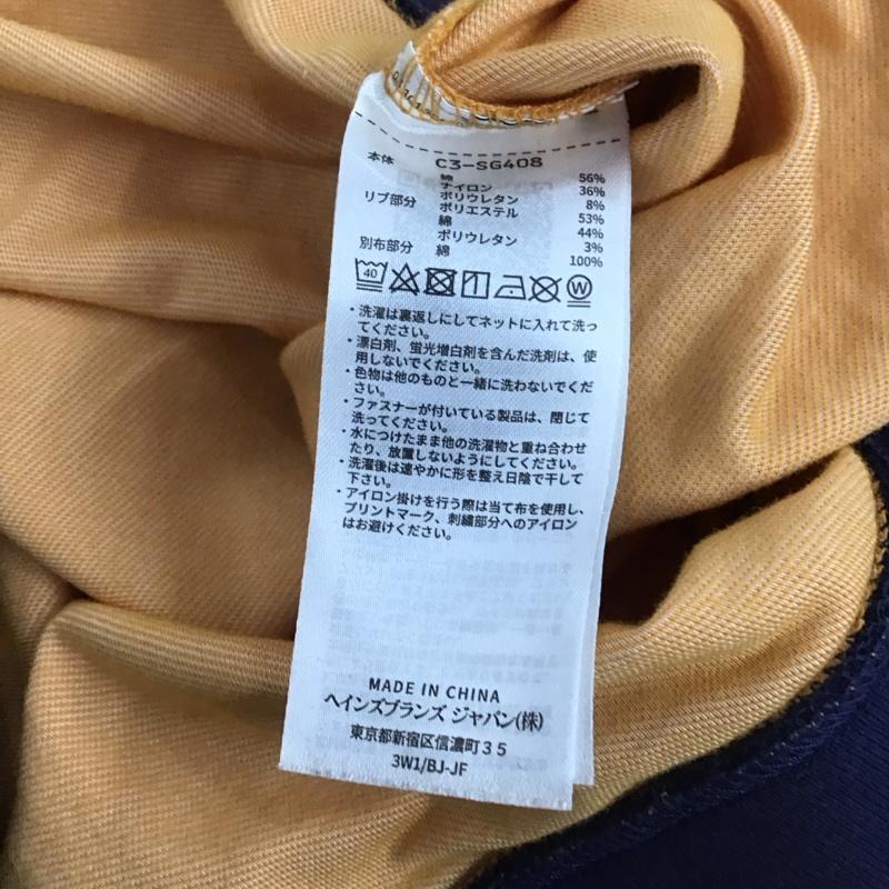 チャンピオン Champion トレーナー 長袖 長袖トレーナー スウェット クルーネック プルオーバー M ロゴ、文字 橙 / オレンジ /  メンズ USED 古着 中古 10143482