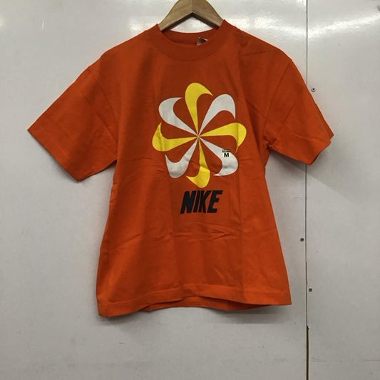 ナイキ NIKE Tシャツ 半袖 半袖カットソー プリントTシャツ クルーネックカットソー 90s M プリント 橙 / オレンジ /  メンズ USED 古着 中古 10143487