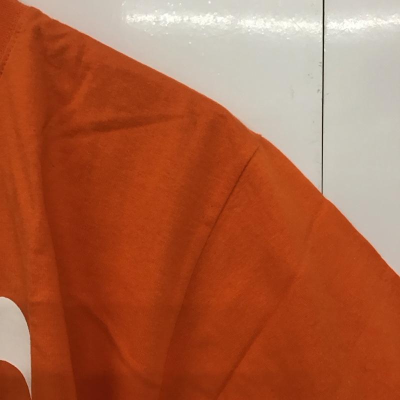 ナイキ NIKE Tシャツ 半袖 半袖カットソー プリントTシャツ クルーネックカットソー 90s M プリント 橙 / オレンジ /  メンズ USED 古着 中古 10143487