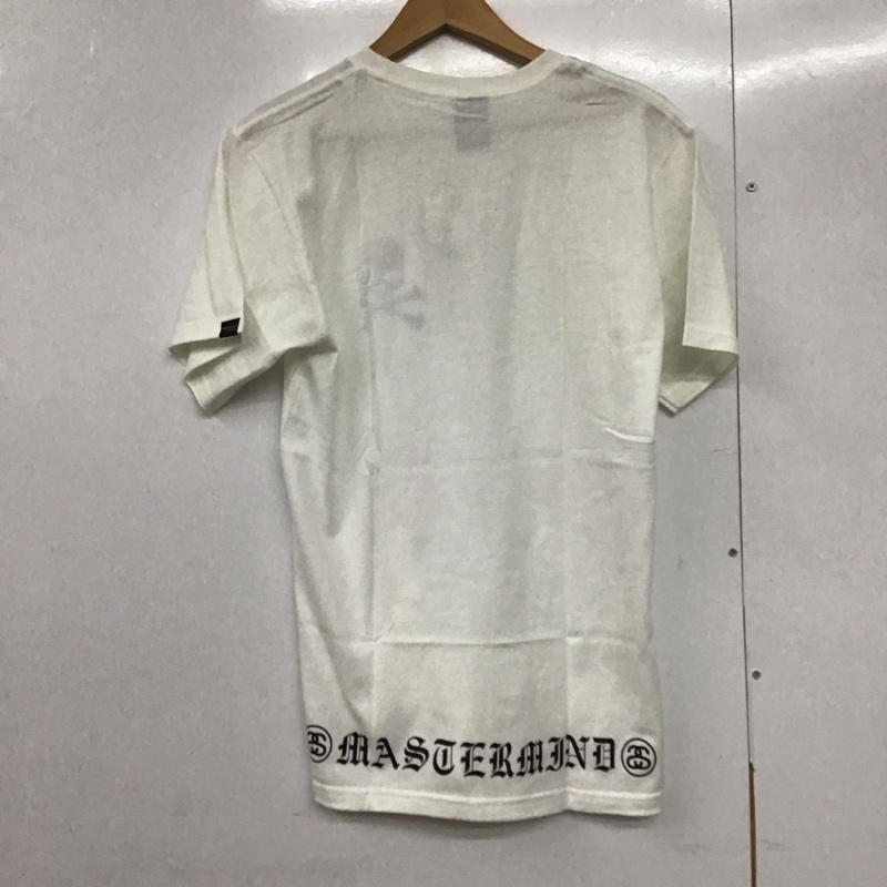 ステューシー STUSSY Tシャツ 半袖 半袖カットソー プリントTシャツ クルーネックカットソー マスターマインド S プリント 白 / ホワイト /  メンズ USED 古着 中古 10143488
